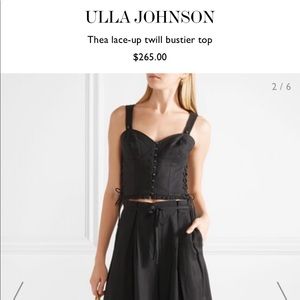 Ulla Johnson Thea Corset Top